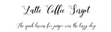 Latte Coffee Script by Analogous Studio — Script Handwritten Font — thumbnail 1