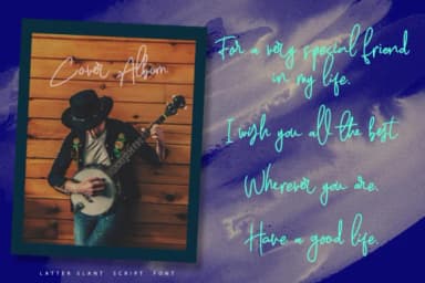 Latter Slant Font by aldedesign — Script Handwritten Font — thumbnail 5