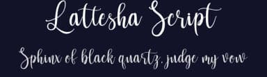 Lattesha Script by Arie Iskandar — Script Handwritten Font — thumbnail 2