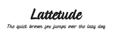 Lattetude by Rochart Studio — Script Handwritten Font — thumbnail 1