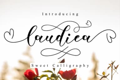 Laudiea Script Font by NissaStudio — Script Handwritten Font — thumbnail 1