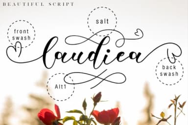 Laudiea Script Font by NissaStudio — Script Handwritten Font — thumbnail 6