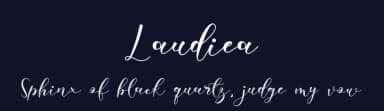 Laudiea by NanaNissa — Script Handwritten Font — thumbnail 2