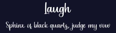 Laugh by Scratchones — Script Handwritten Font — thumbnail 2