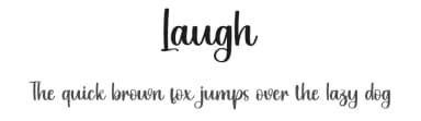 Laugh by Scratchones — Script Handwritten Font — thumbnail 1