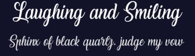 Laughing and Smiling by Cat.B — Script Handwritten Font — thumbnail 2