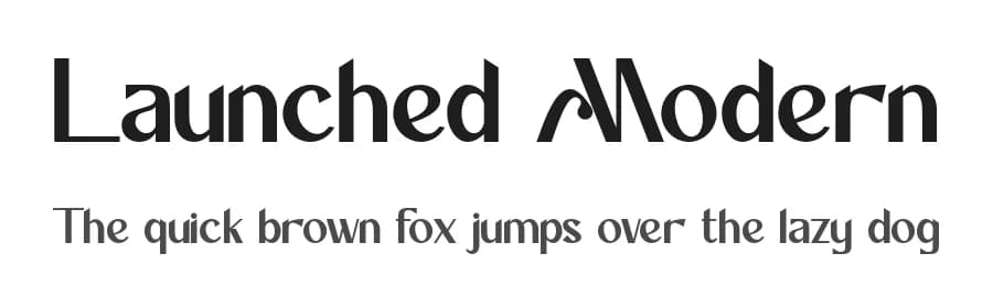 Launched Modern by 177Studio — Sans Serif Font