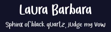Laura Barbara by Nirmala Creative — Script Handwritten Font — thumbnail 2