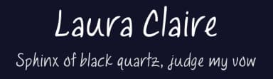 Laura Claire by BessAsher Rebel — Script Handwritten Font — thumbnail 2