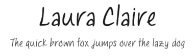 Laura Claire by BessAsher Rebel — Script Handwritten Font — thumbnail 1