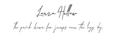 Laura Hellaw by Typetemp Studio — Script Handwritten Font — thumbnail 1
