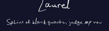Laurel by Rosemary — Script Handwritten Font — thumbnail 2