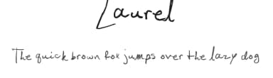 Laurel by Rosemary — Script Handwritten Font — thumbnail 1