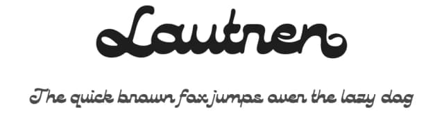 Lautren by Zarma Type Foundry — Script Handwritten Font
