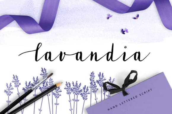 Lavandia Font by Tabita's shop — Script Handwritten Font