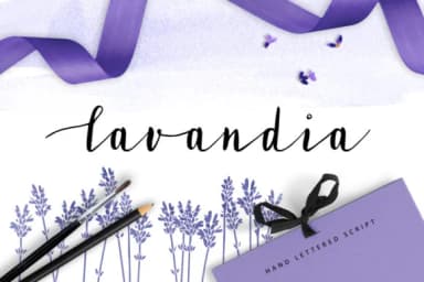 Lavandia Font by Tabita's shop — Script Handwritten Font — thumbnail 1