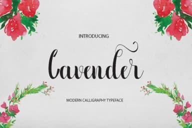 Lavender Font by Danti — Script Handwritten Font — thumbnail 1