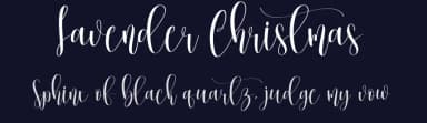 Lavender Christmas by Scratchones — Script Handwritten Font — thumbnail 2