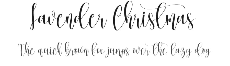 Lavender Christmas by Scratchones — Script Handwritten Font