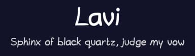 Lavi by Ruben Holthuijsen — Script Handwritten Font — thumbnail 2