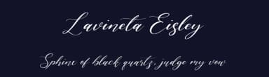 Lavineta Eisley by Balpirick Studio — Script Handwritten Font — thumbnail 2