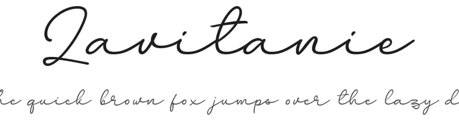 Lavitanie by Typetemp Studio — Script Handwritten Font