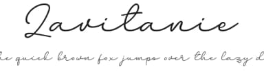 Lavitanie by Typetemp Studio — Script Handwritten Font — thumbnail 1