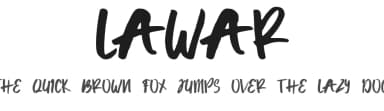 Lawar by Nariswari Creative — Script Handwritten Font — thumbnail 1