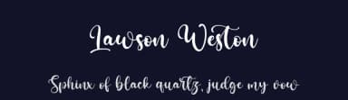 Lawson Weston by Staircase Studio — Script Handwritten Font — thumbnail 2