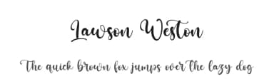 Lawson Weston by Staircase Studio — Script Handwritten Font — thumbnail 1