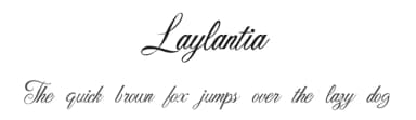 Laylantia by Fanastudio — Script Handwritten Font — thumbnail 1