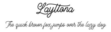 Layttona by Creatype Studio — Script Handwritten Font — thumbnail 1