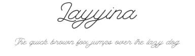 Layyina by New Sanctorum — Script Handwritten Font — thumbnail 1