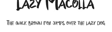 Lazy Macolla by Inermedia Studio — Script Handwritten Font — thumbnail 1