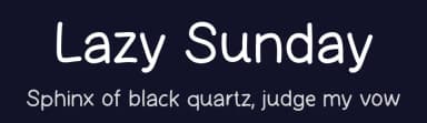 Lazy Sunday by MJType — Script Handwritten Font — thumbnail 2