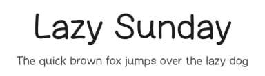 Lazy Sunday by MJType — Script Handwritten Font — thumbnail 1