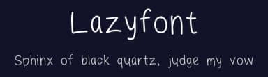 Lazyfont by Lalato Fonts — Script Handwritten Font — thumbnail 2