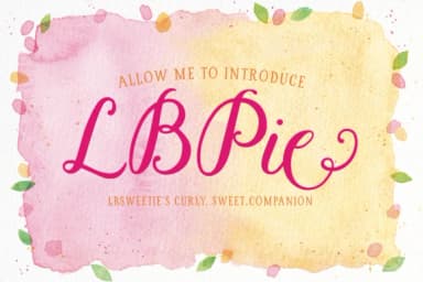 LBPie Font by Laura Bolter Design — Script Handwritten Font — thumbnail 1
