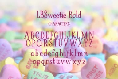 LBSweetie Bold Font by Laura Bolter Design — Script Handwritten Font — thumbnail 3