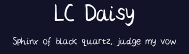 LC Daisy by Emily Underworld — Script Handwritten Font — thumbnail 2