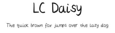 LC Daisy by Emily Underworld — Script Handwritten Font — thumbnail 1