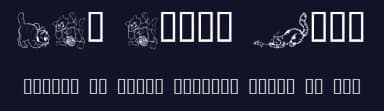 LCR Cat's Meow by LeChefRené — Dingbats Font — thumbnail 2