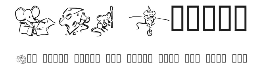 LCR Meeses by LeChefRené — Dingbats Font