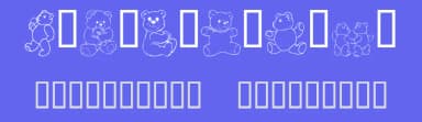 LCR Prestigious Teddies by LeChefRené — Dingbats Font — thumbnail 3