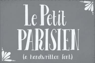 Le Petit Parisien Font by The Pen and Brush — Script Handwritten Font — thumbnail 1