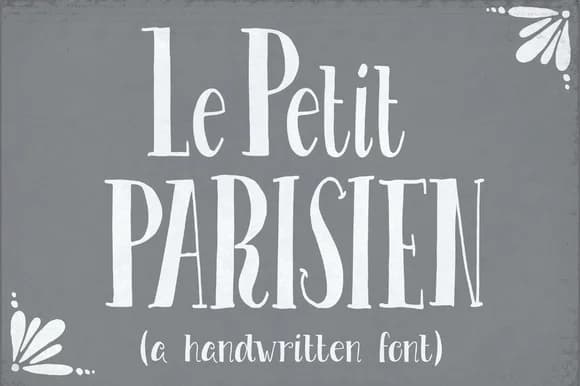 Le Petit Parisien Font by The Pen and Brush — Script Handwritten Font