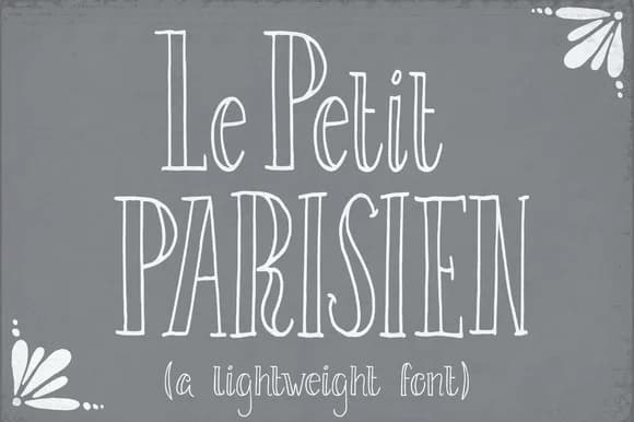 Le Petit Parisien Light Font by The Pen and Brush — Script Handwritten Font