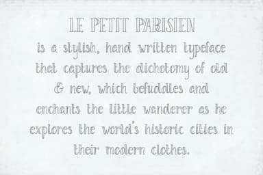 Le Petit Parisien Light Font by The Pen and Brush — Script Handwritten Font — thumbnail 3