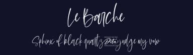 Le Barche by Ditatype — Script Handwritten Font — thumbnail 2