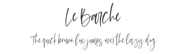 Le Barche by Ditatype — Script Handwritten Font — thumbnail 1